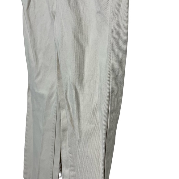 MICHAEL KORS White Blue Ribbon Waist Band Bootcut Boot Cut !00% Cotton Jeans 4 - Picture 8 of 16